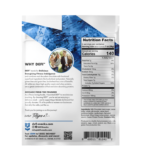 DEFI Milk Chocolate Crispy Superfood Bite