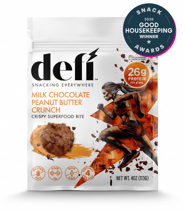 Milk Chocolate Peanut Butter Crunch Crispy Superfood Bite